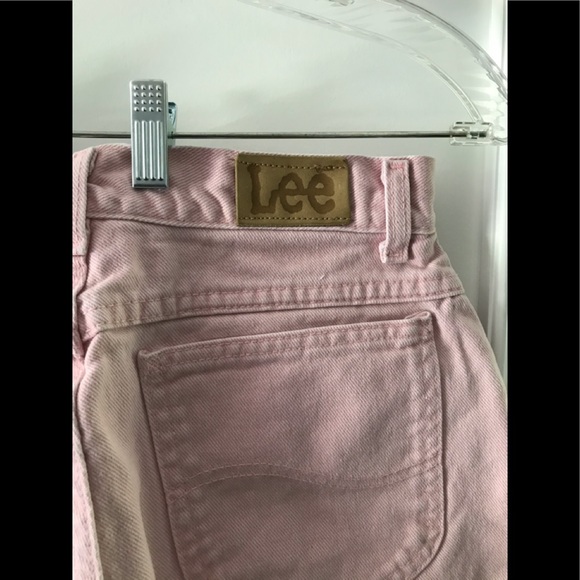 Lee Vintage Mom Bermuda Shorts Pastel Pink RARE! - Picture 13 of 14